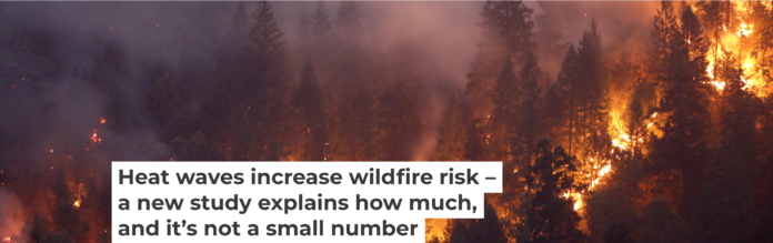 A record-tying heat wave helped spread a wildfire in Northern California’s Shasta and Trinity counties in July 2018. Terray Sylvester/Getty Images
